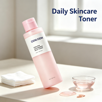 Tonique Visage Lacté Rose PDRN 150ml à la Niacinamide pour Réparation de la Barrière Cutanée, Anti-Rougeurs, Lissant, Luxe, ODM/OEM