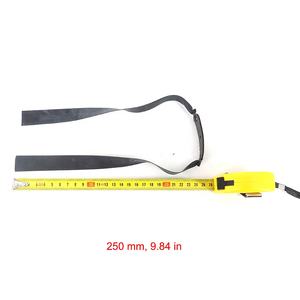 Outdoor-Spiel Einstellbare Länge Flaches Gummiband Jagd schleuder mit Munition Stahlkugeln Beutel Einfaches klassisches Design Schleuder - Product Image 5