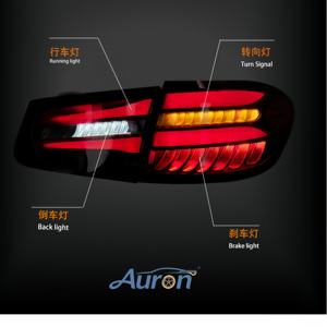Luces Traseras LED Secuenciales Dinámicas AURON, Señales de Giro, Lente Transparente de 6000K, 36W, 12V, Actualización Retrofit para Mercedes-Benz GLC W253 - Product Image 3