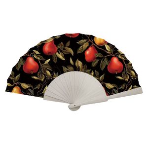 23Cm Tùy Chỉnh Phong Cách Tây Ban Nha Tay Fan Bằng Gỗ Tay Fan Thủ Công Mỹ Nghệ Tốt Nghiệp - Product Image 1
