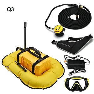 GOYOJO Equipo <span class=keywords><strong>de</strong></span> Snorkel y <span class=keywords><strong>Buceo</strong></span> 15 Metros 3-5.5 Horas con Ventilador Móvil Novedad en <span class=keywords><strong>Buceo</strong></span> Subacuático e Invernal Bajo Hielo - Product Image 1