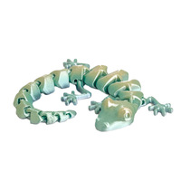Jincan 2026 Nouveauté transfrontalière : Figurine de simulation moderne pour enfants, imprimée en 3D en PLA, avec articulations intégrées et mobiles, représentant une lézard/gecko