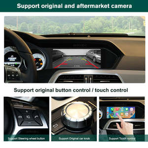 Écran de tableau de bord Linux de 8,8 pouces pour <span class=keywords><strong>Mercedes</strong></span> Benz Classe C NTG4.5 avec audio de voiture sans fil, CarPlay, <span class=keywords><strong>GPS</strong></span>, caméra de recul - Product Image 5