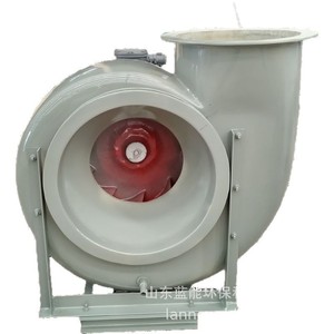 Ventilador Centrífugo de Fibra de Vidrio 4-72, Ventilación por Ducto, Extracción de Polvo Industrial, Motor Rojo AC - Product Image 4