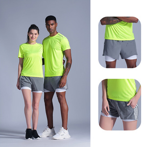 <span class=keywords><strong>2022</strong></span> verano nuevo diseño hombres gimnasio camisas en blanco liso secado rápido ropa deportiva entrenamiento atlético Fitness <span class=keywords><strong>Camiseta</strong></span> Hombre - Product Image 4
