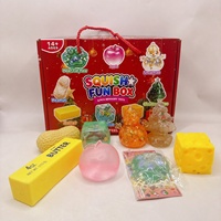 Jouets Squishy de Noël en TPR personnalisés, Boîte Mystère, Jouets Gashapon Nouveauté, Jouets Anti-Stress, Soulagement de l'Anxiété, Kawaii, Vente en Gros