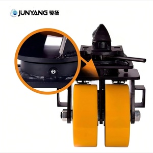 Roue de conteneur super robuste double roue 6/8/10/12 pouces en acier et nylon, capacité de charge 2-3 tonnes, verrouillage par torsion, universelle, en promotion - Product Image 6