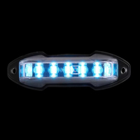 Senken rojo/azul/ámbar/blanco 27W 180 grados gran angular montaje en vehículo luz estroboscópica rejilla LED advertencia faro