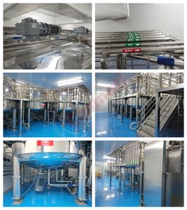 1トン工業用混合ホモジナイザー機械リアクターミックスケトルヘアオイル製造設備ダブルジャケット混合タンク - Product Image 6