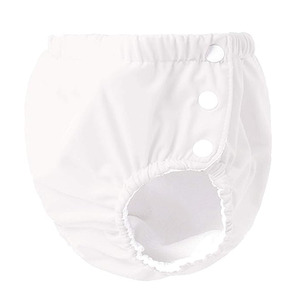 7048 respirant Polyester bébé nager imperméable réutilisable couches en tissu <span class=keywords><strong>lavable</strong></span> bouton pression fermeture doux bébé couches de bain - Product Image 1