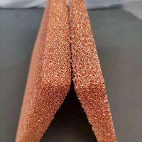 Échantillon de mousse de cuivre de laboratoire 2 mm feuille d'électrode mousse métallique Cu à cellules ouvertes