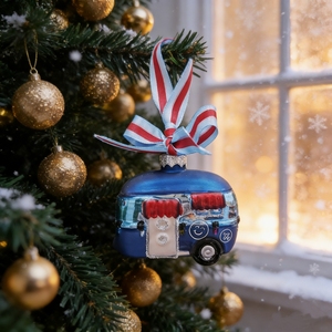 Adornos Navideños de Vidrio Soplado a Mano Personalizados de Fábrica, Decoración para Árbol de Navidad con Coloración por Electroplacado - Product Image 1