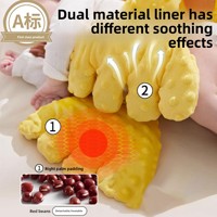 Venta al por mayor de fábrica: Jirafa de peluche inteligente con control remoto, para calmar al bebé, almohada antiespanto para dormir, tela suave de burbujas