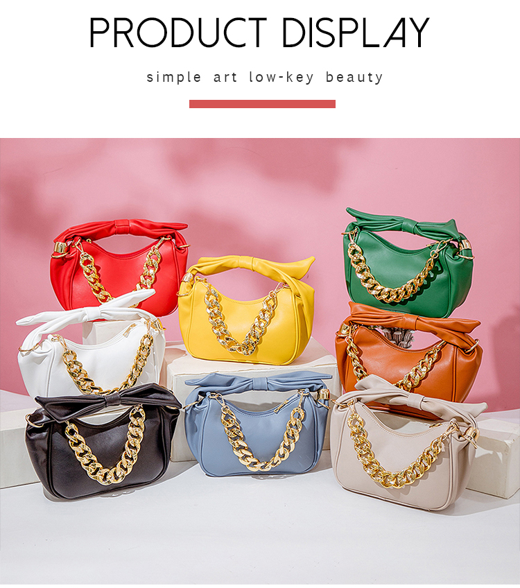 The new 2022 fashion chain bag for women elegant soft purses and handbags trendy vegan leather bag crossbody