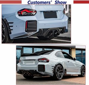 Rifiniture per presa d'aria posteriore in fibra di carbonio per <span class=keywords><strong>BMW</strong></span> G87 M2 Base coupé <span class=keywords><strong>2</strong></span> porte 2022 2024 copri parafango posteriore - Product Image 3
