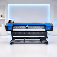 1.8m/2.5m/3.2m 4 Warna Printer Eco-solvent Digital Inkjet untuk Spanduk Iklan Printer Format Besar Harga Grosir