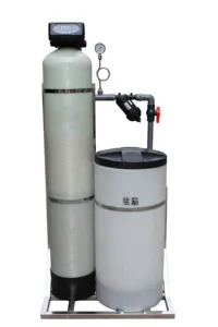 Skid mount filter resin pertukaran Ion/3m 3/jam sistem pelembut air untuk penghapusan kekerasan air