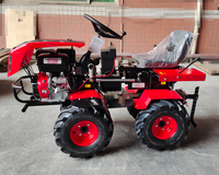 Meiqi 192 Essence 4x4 Mini Tracteur Motoculteur Motoculteur Véhicules électriques à quatre roues motrices