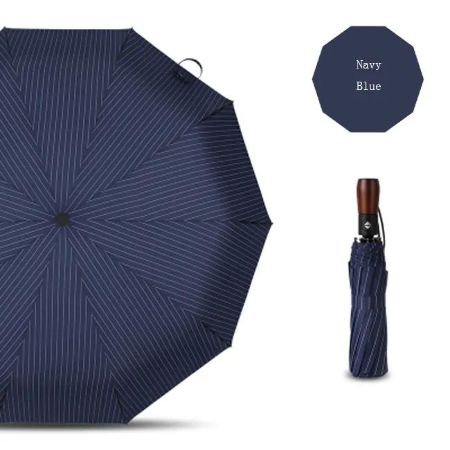 자동 실버 블랙 폰지 써니 3 접이식 방풍 자동 자동 열기 및 비오는 남자 닫기 우산