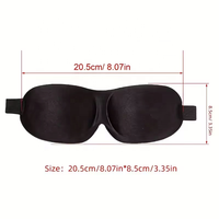 JYM 100% Masque pour les yeux occultant 3D profilé pour le confort Sangle réglable Techniques tissées pour le salon Dormir