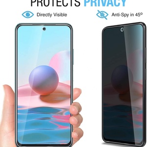 Protection d'écran anti-espion de haute qualité, confidentialité, verre trempé 2.5D 9H pour Redmi Note 10/10S - Product Image 3