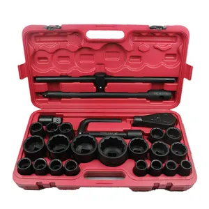 Fully Equipped Total Tools Hardware Adjustable Non-sparking Extra Deep Impact Socket Set