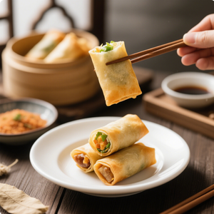 Vente en gros de rouleaux de printemps croustillants et personnalisables pour garnitures de <span class=keywords><strong>poulet</strong></span>, légumes ou tofu, goût sucré et épicé Rouleaux de printemps pour enfants - Product Image 5