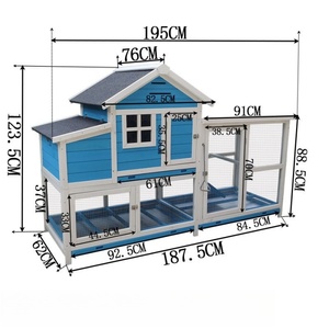 Nouveau arrivé pour 500 poulets en bois grand poulailler chat maison courir cages d'élevage de poulets poulaillers à vendre en afrique du sud - Product Image 6