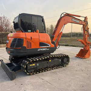 Excavadora <span class=keywords><strong>Doosan</strong></span> DX60 usada original, excavadora <span class=keywords><strong>Doosan</strong></span> DX60 con almohadillas de goma hidráulicas y acoplador rápido, excavadora <span class=keywords><strong>Doosan</strong></span> - Product Image 2
