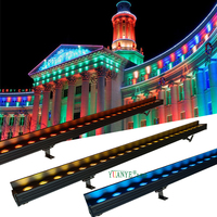 Casambi DMX 512/WiFi Lumière linéaire murale LED sans fil RGBW à gradation complète avec résistance à l'eau IP65-IP67