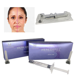 Hereme 2ml Most Popular Factory Price Cross-Linked <strong>Hyaluronic</strong> <strong>Acid</strong> <strong>Filling</strong> Gel Deep Derm Chest <strong>Lip</strong> Filler Injectable for Face - Product Image 2