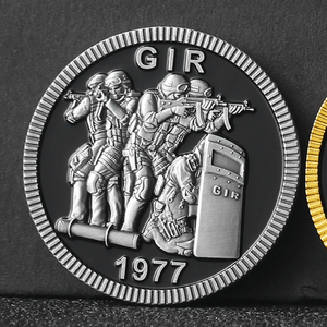 热销金银铜多色锌合金压铸挑战硬币搪瓷金属硬币 - Product Image 6