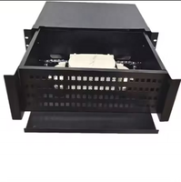 Kotak Terminasi Serat Optik ODF 19" Rack Mount 144/96/48/24/12 Core dengan Port SC/LC/ST/FC, Panel Patch APT