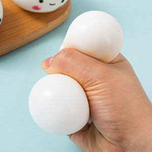 Steamed Dumplings Printing Smile Face Steamed Bun <b>Fidget</b> Toy Squishy Dumplings Toys for Kids - Product Image 4