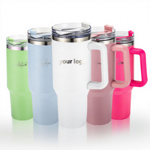 Vaso de Viaje de Acero Inoxidable de Doble Pared con Logotipo Personalizado de 40 oz, Taza de Café de Metal al Vacío, Vasos de 40 oz para Grabado Láser - Product Image 1