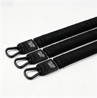 Banda de Resistencia Riello de 75 Libras, Resistente a Desgarros, de Látex Natural, 48 cm, con Asistencia para Tracción, Unisex, para Fisicoculturistas, para Ejercicios en Casa/Gimnasio, Sentadillas, Peso Muerto, Fuerza