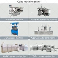 Machine commerciale semi-automatique/manuelle pour la fabrication de moules à biscuits, gaufres, gaufrettes et mini cornets de crème glacée - Prix de vente