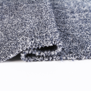 Siêu September Thiết Kế Mới Một Bên Chải <span class=keywords><strong>Cationic</strong></span> Lông Cừu Vải 100% Polyester Sherpa Lông Cừu Vải - Product Image 2