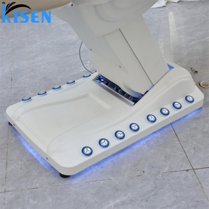 KISEN Luxurious High Quality Beauty Bed With LED Light Foot Control Motor Electric Beauty Massage Bed Facial Treatment Spa Bed - Product Image 6