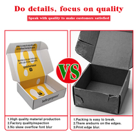 Boîtes d'emballage pour vêtements en carton rose avec logo personnalisé, petites boîtes cadeaux de Noël pour petites entreprises