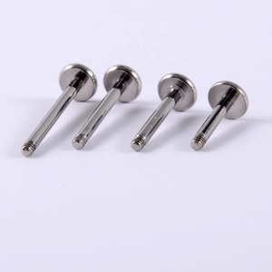 G23 Titanium Labret Bar Parts Internal/Extra Thread Lip Piercing Post Shaft Replacement Accessory Wedding <span class=keywords><strong>Occasion</strong></span> Wholesale - Product Image 3