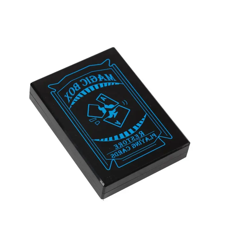 Nuova versione scatola di ripristino della carta scatola magica misteriosa nera per bambini giocattoli facili da trucco magici per bambini