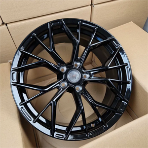 Jantes Xinlin 18 19 20 22 pouces Flow Forming noires décalées pour voitures particulières, compatibles <span class=keywords><strong>Audi</strong></span> RS4 <span class=keywords><strong>RS6</strong></span> Allroad A4 A5 A6 A7 A8 S4 S5 S6 - Product Image 5