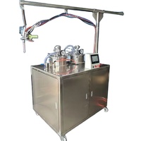 Système automatique vertical de mélange et de moulage d'adhésifs AB, machine de distribution de précision sous vide pour silicone liquide et caoutchouc