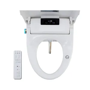 Siège de toilette automatique en PP, japonais japonais intelligent moderne, siège de toilette automatique intelligent à fermeture en douceur