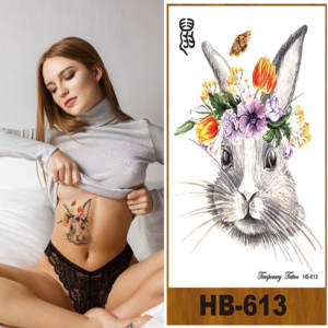 Tatuajes Temporales Impermeables de <span class=keywords><strong>Media</strong></span> Manga para <span class=keywords><strong>Hombre</strong></span> y Mujer, Diseño Ecológico de Xfashion, Adhesivo de Tatuaje de Manga Personalizable - Product Image 4