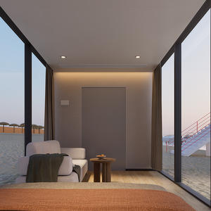 Flottante modulare personalizzabile prefabbricato simile in legno di lusso piccolo Smart due camere con cucina - Product Image 5