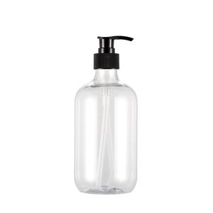 <span class=keywords><strong>Bosto</strong></span> Bouteilles à pompe en plastique pour animaux de compagnie à épaule ronde 200ml 250ml 300ml 480ml 500ml pour shampooing Lotion pour le corps - Product Image 1