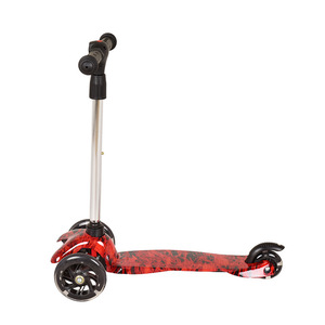 Trottinette pour enfants à 3 roues, hauteur réglable, avec lumières, pour les enfants de 3 ans et plus - Product Image 2