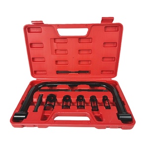 JINYUE Automotive Juego <span class=keywords><strong>de</strong></span> 10 Herramientas <span class=keywords><strong>de</strong></span> Compresión <span class=keywords><strong>de</strong></span> Válvulas con Abrazadera en C para Motocicleta, ATV y Automóvil - Product Image 2